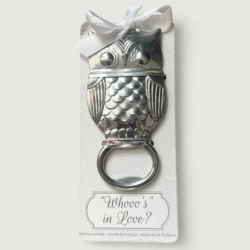 Kate Aspen Silver Owl Bottle Opener NWT